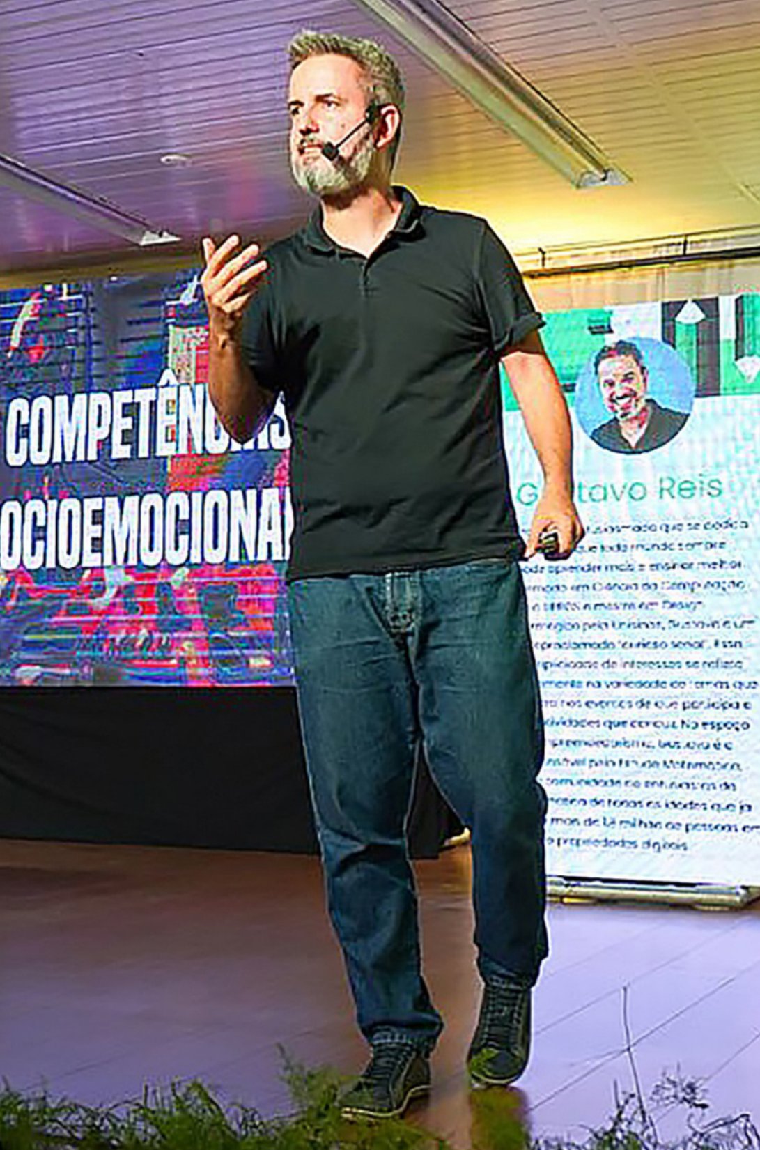 Gustavo Reis em atuação